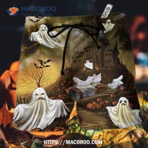 Halloween And Ghost Hawaii Shorts
