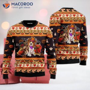 Halloween Beagle Dog Ugly Christmas Sweater