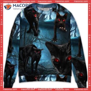 halloween black cat scary couples christmas sweaters 0