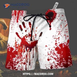 Halloween Blood They’ll Never Find You Hawaii Shorts