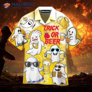 Halloween Boo Pumpkin-burning Scary Hawaiian Shirts