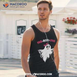 halloween costume ghost boo fabolous fab lous cute shirt halloween treat gifts tank top