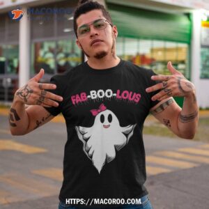 halloween costume ghost boo fabolous fab lous cute shirt halloween treat gifts tshirt