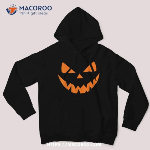 Halloween Costume Jack O’ Lantern Pumpkin Face  Shirt