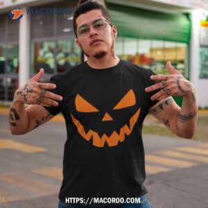 Halloween Costume Jack O' Lantern Pumpkin Face  Shirt