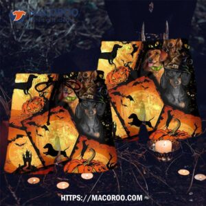 Halloween Dachshund Pumpkin Scary Hawaii Shorts