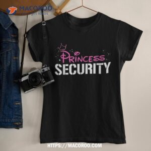 Halloween Dad Mom Daughter Adult Costume, Princess Security Shirt, Halloween Gifts For Students