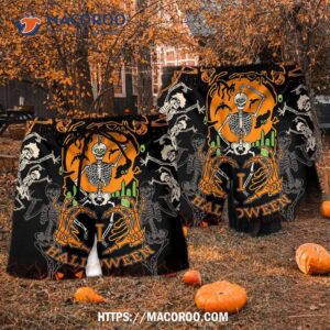 Halloween Dancing Skeleton Scaried Hawaii Shorts
