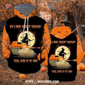 Halloween Dark Night All Over Print 3D Hoodie, Halloween Gifts For Boyfriend