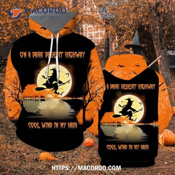 Halloween Dark Night All Over Print 3D Hoodie, Halloween Gifts For Boyfriend