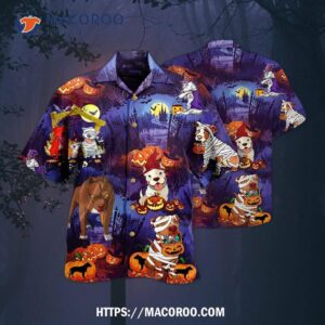 Halloween Dogs Night Scary Hawaiian Shirt