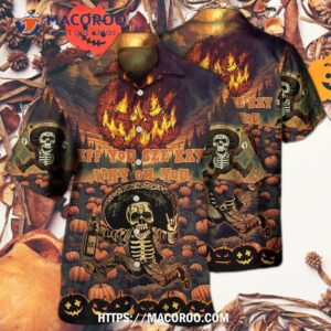 halloween eff you see kay why oh in fire hawaiian shirt 2
