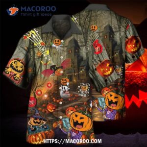 halloween fantasy party music cool hawaiian shirt 2