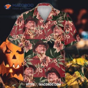 Halloween Freddy Krueger Tropical Hawaiian Shirt