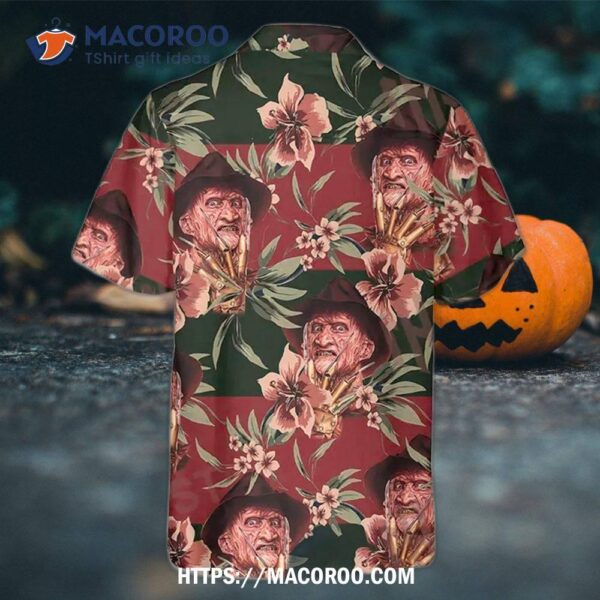 Halloween Freddy Krueger Tropical Hawaiian Shirt