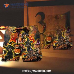 Halloween Funny Dachshund Dog Hawaii Shorts 1 halloween funny dachshund dog hawaii shorts 1