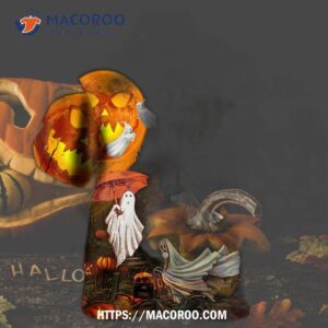 Halloween Ghost Cute With Moon Hawaiian Shirt