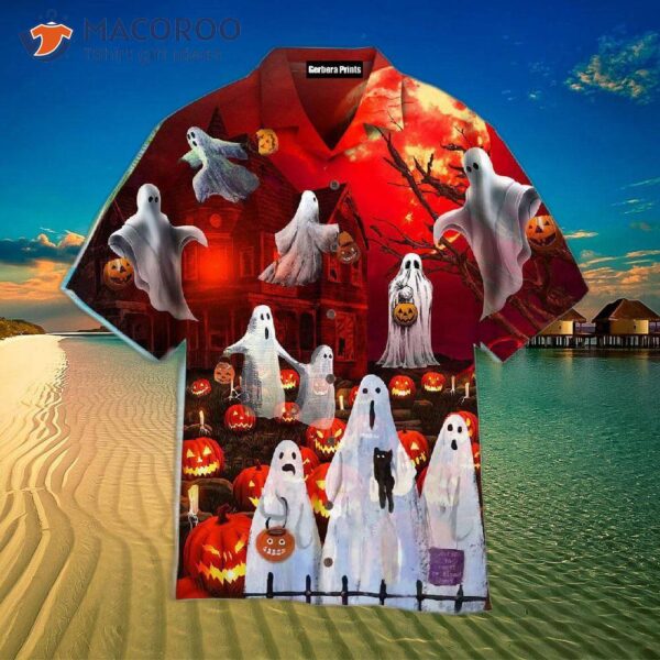 Halloween Ghost Night Hawaiian Shirts