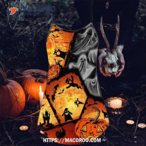 halloween ghost pumpkin scary summer dress 4