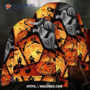 halloween ghost pumpkin scary sweater ugly christmas sweaters 2