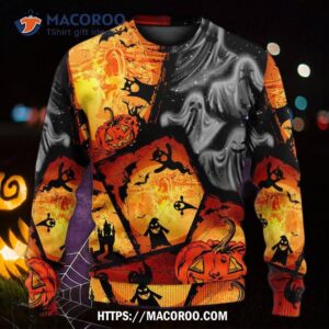 halloween ghost pumpkin scary sweater ugly christmas sweaters 4