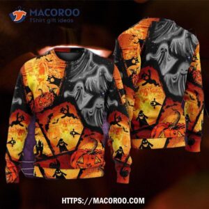 halloween ghost pumpkin scary sweater ugly christmas sweaters 5
