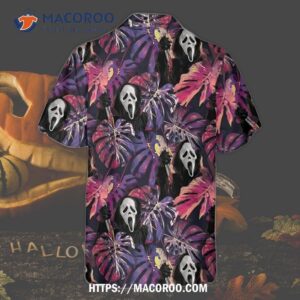 Halloween Ghostface Movies Tropical Hawaiian Shirt