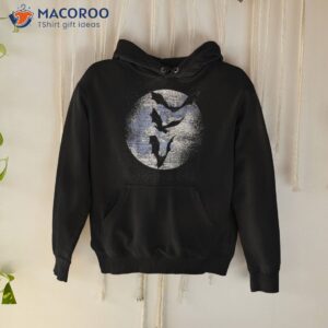 halloween gift idea moonlight vampire bat shirt hoodie