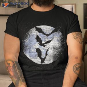 halloween gift idea moonlight vampire bat shirt tshirt