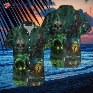 halloween green hawaiian shirts 1