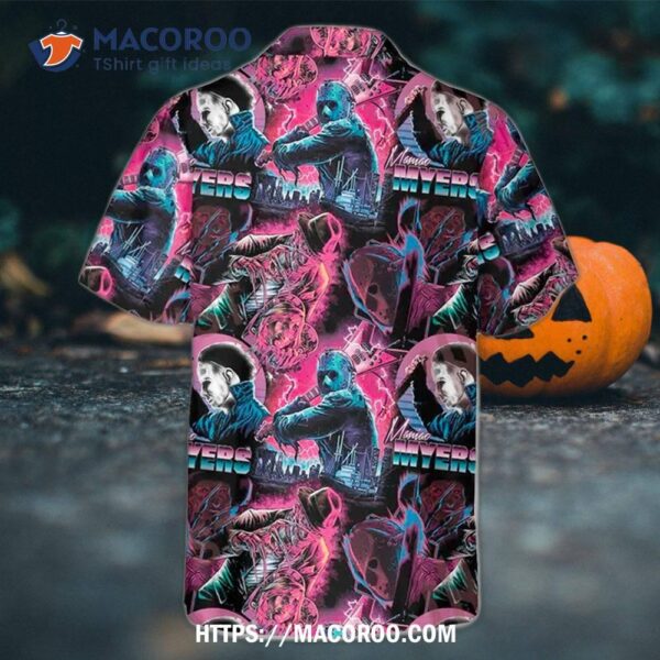 Halloween Horror Movie Retro Tropical Hawaiian Shirt