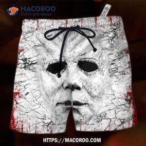 halloween horror no lives matter hawaii shorts 0