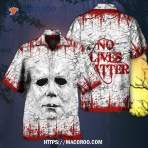 Halloween - Horror No Lives Matter Hawaiian Shirt 2 halloween horror no lives matter hawaiian shirt 2