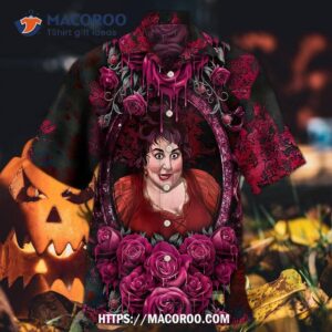 halloween horror scary sister witches mary hawaiian shirt 1