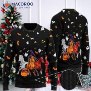 Halloween Horse Ugly Christmas Sweater