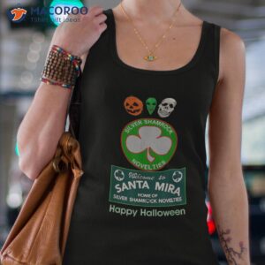 halloween iii silver shamrock and santa mira tank top 4