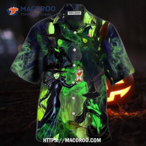 Halloween In A World Full Of Princesses Be Witch Hawaiian Shirt