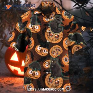 halloween is better cat make hawaiian shirt 2