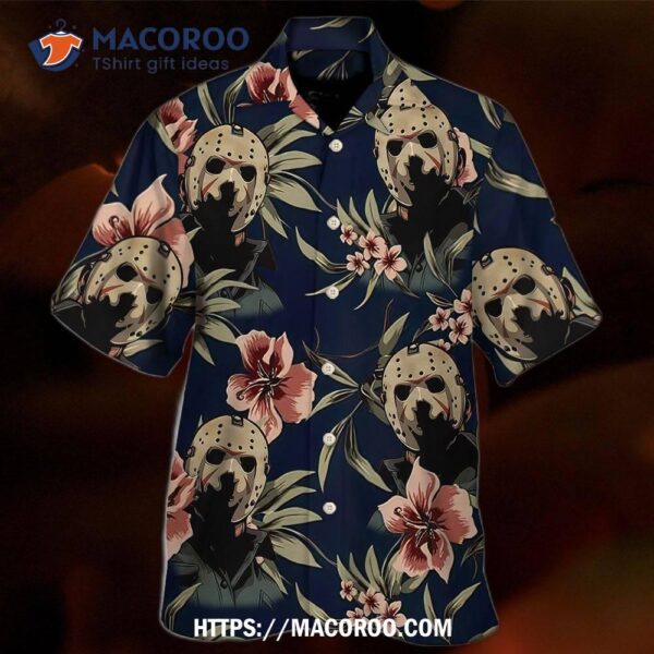 Halloween Jason Voorhees Tropical Hawaiian Shirt