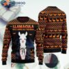 Halloween Llama, You’ll Want To Call Me Your Mama Ugly Christmas Sweater.