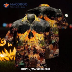 halloween love party hawaiian shirt 1