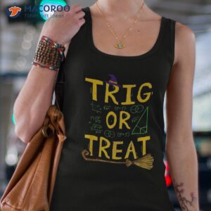 halloween math teacher trig or treat student school college shirt tank top 4