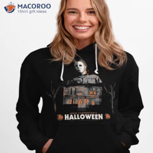 halloween michael and house illustration shirt hoodie 1