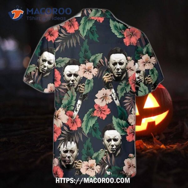 Halloween Michael Myer Scary Tropical Hawaiian Shirt