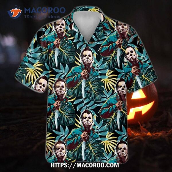 Halloween Michael Myer Tropical Hawaiian Shirt