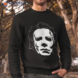 halloween michael myers mask big face shirt sweatshirt