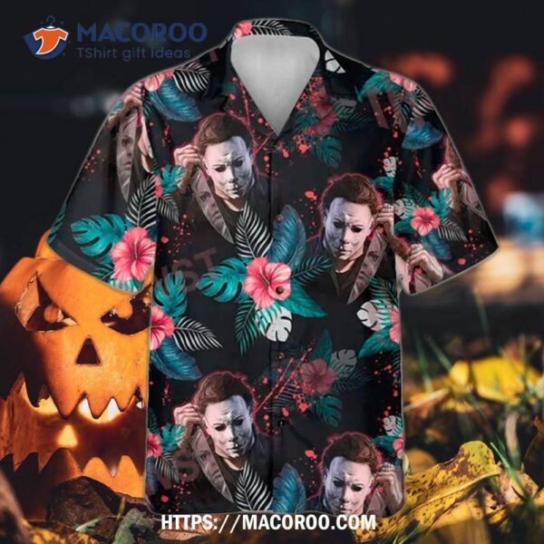 Halloween Michael Myers Tropical Hawaiian Shirt