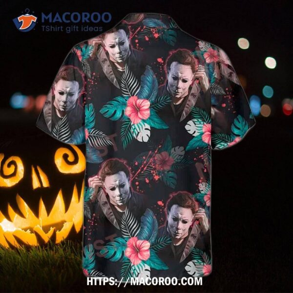 Halloween Michael Myers Tropical Hawaiian Shirt