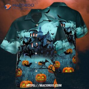 halloween night dark pumpkin hawaiian shirt 2