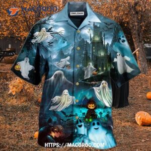 Halloween Night Say Boo And Scary On Hawaiian Shirt